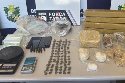 Apreens�o de drogas realizada pela Pol�cia Militar