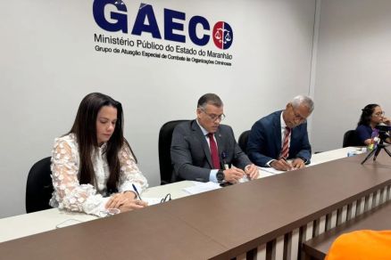 Promotores do Gaeco do MP-MA, que entregaram pedido de exonera��o