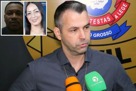 O delegado Rodrigo Rufato, que falou sobre a pris�o de Gutemberg Lima pela morte de  Laila Caroline (detalhe)