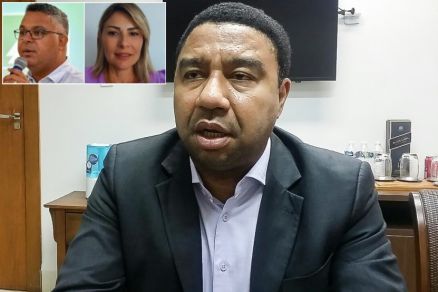 O ex-presidente da Unimed, Rubens de Oliveira; no detalhe, Eroaldo de Oliveira e Ana Paula Parizotto 