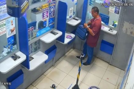 Homem furta lot�rica da Caixa Econ�mica Federal em Cuiab� 