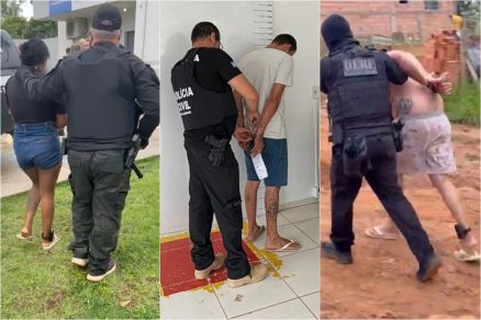 Integrantes de fac��o criminosa s�o presos em opera��o da Pol�cia Civil, em Primavera do Leste 
