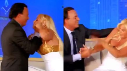 Web resgata v�deos que mostram cantor beijando argentina sem consentimento dela, ao vivo 