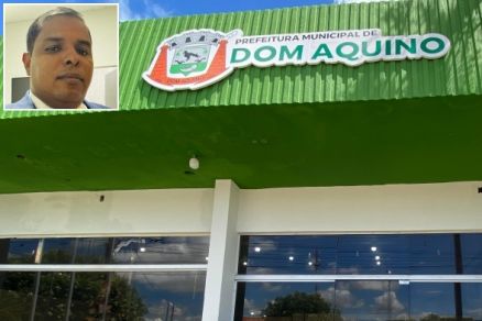 O secret�rio municipal de Administra��o de Dom Aquino, Wellinton Roberto Nascimento