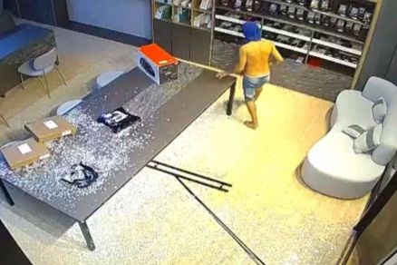 Ladr�o em invas�o de loja de eletr�nicos na regi�o central de Sinop 