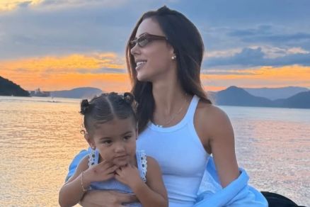 A influenciadora Bruna Biancardi, esposa do jogador Neymar Jr.