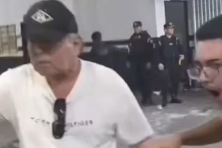 O presidente do Mixto, Dorileo Leal, que foi atingido por g�s de pimenta ap�s o jogo contra o Cuiab�