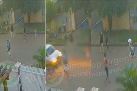 Menino de 4 anos � atropelado por carro em alta velocidade em Sinop 