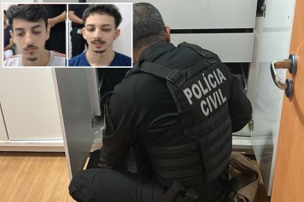 Pol�cia Civil durante a Opera��o D�j� vu, que prendeu ex-servidores