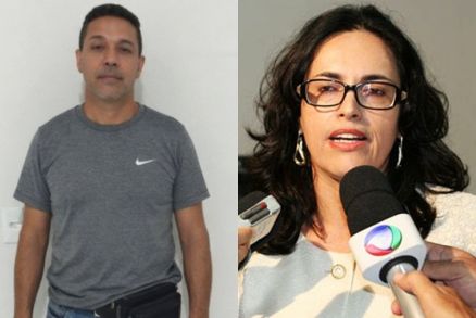 O empres�rio Antenor Salom�o, r�u pelo feminic�dio de Leidiane Lima; e a ju�za Maria das Gra�as da Costa
