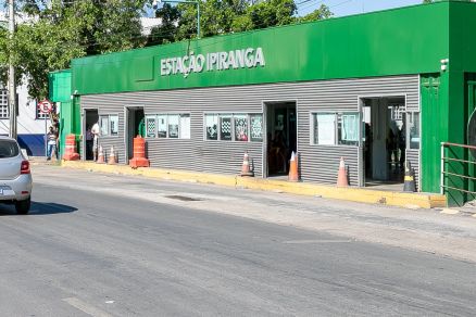 A Esta��o Ipiranga, localizada na Avenida Prainha em Cuiab� 