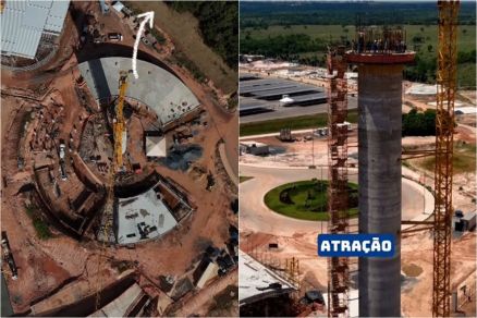 �rvore da Vida � uma plataforma que est� em constru��o para permitir contempla��o dos arredores 