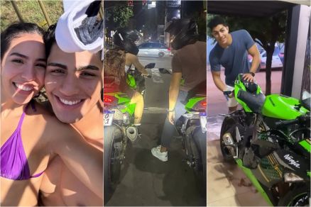 Trechos do v�deo feito em homenagem a Luiz Henrique, que morreu em um acidente 