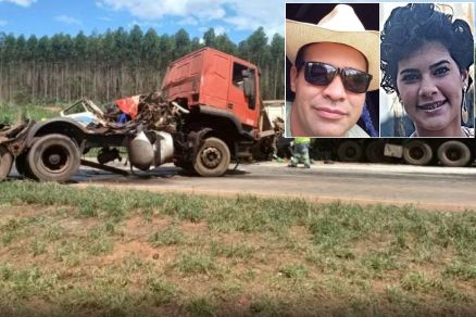 Lacidio e Lanna eram de Roraima e morreram em um acidente na BR-163, em Rondon�polis 