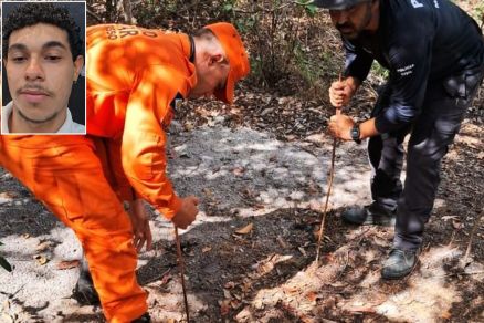 �rea de mata no per�metro urbano de Primavera do Leste onde o corpo foi localizado nesta ter�a-feira (27) 