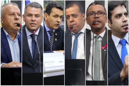 Os vereadores Chico 2000, Luiz Fernando, K�ssio Coelho, Wilson Kero Kero, D�dimo Vov� e Lilo Pinheiro: citados pela Pol�cia