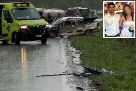 Acidente  em Jaciara matou R�mulo Freiras e deixou esposa ferida