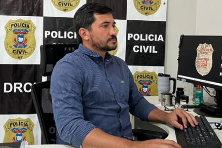 O delegado titular da DRCI, Sued Dias da Silva Junior, que investiga o caso 