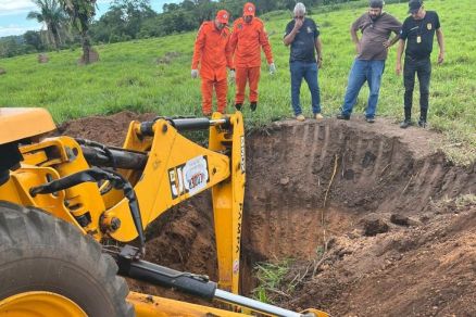 Cad�ver foi encontrado soterrado a cinco metros de profundidade