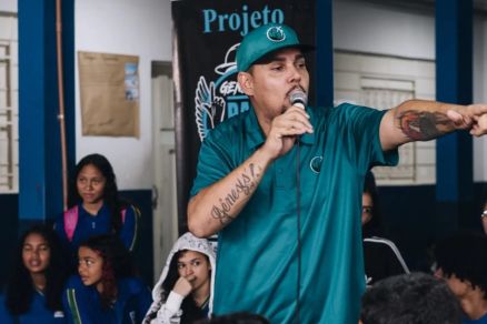 Di�genes Luiz de Oliveira, conhecido como Jorj�o, idealizador do projeto 