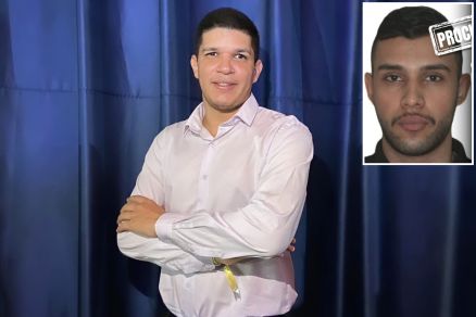 Eduardo Pereira Bispo foi morto a facadas; Jo�o Fernando Couto da Silva (detalhe) � o principal suspeito