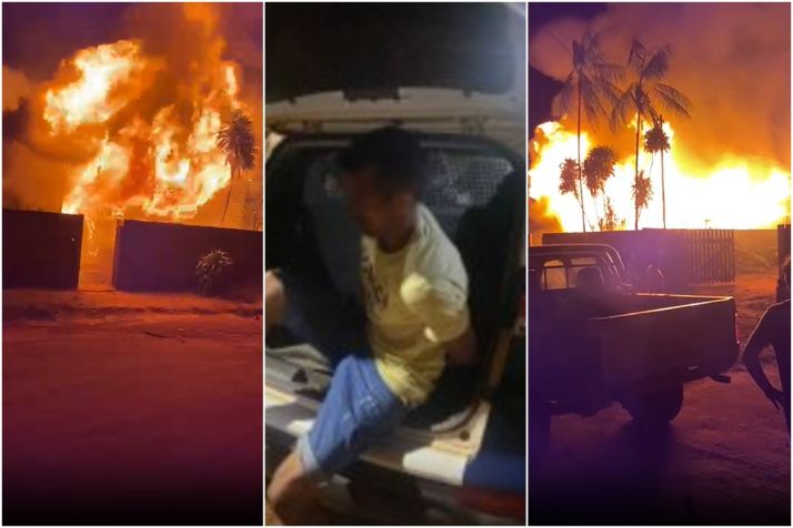 Homem � preso ap�s amea�ar e atear fogo na casa da ex-mulher; v�deos 