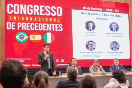Alisson Alencar ministrou a palestra �O futuro da Justi�a: inova��o, governan�a e humanidade�