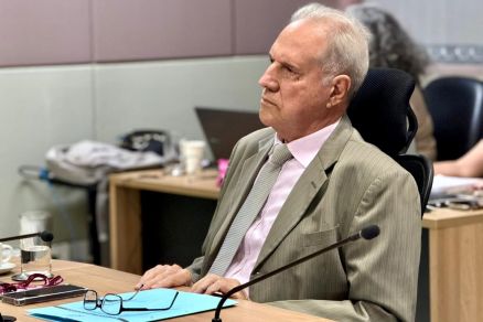 O procurador de Justi�a H�lio Fredolino Faust, que se aposentou