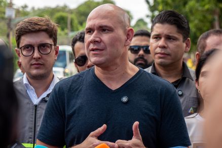 O prefeito Abilio Brunini disparou cr�ticas ao opositor, a quem chamou de ser 'c�pia' de Emanuel Pinheiro