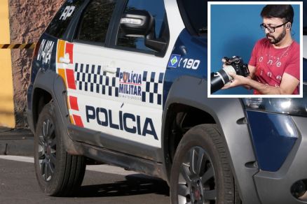 Policia militar prendeu cinegrafista Andr� de Rezende (detalhe)