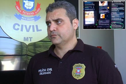 Bruno Fran�a, da Delegacia de Sorriso, que afirmou que material era editado e retirado de contexto 