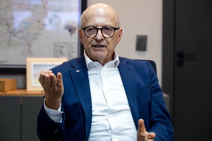 O vice-governador Otaviano Pivetta, que falou sobre a candidatura ao Governo do Estado