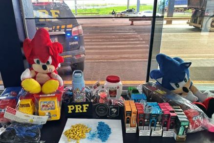 PRF apreendeu 656 comprimidos de ecstasy que estavam escondidos dentro de ursinhos de pel�cia em Rondon�polis