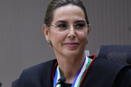 A desembargadora Gabriela Knaul Albuquerque, que tomou posse hoje