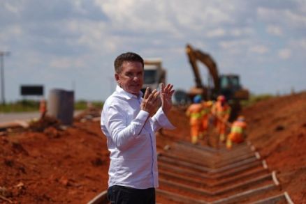 Sérgio Ricardo iniciou a expedição de auditoria nas obras da BR-163 nesta quarta-feira