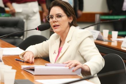 A deputada federal Coronel Fernanda � uma das autoras do requerimento que solicitou a convoca��o