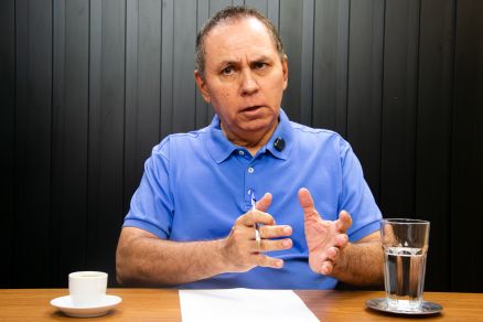 O vereador Dilem�rio Alencar, que falou sobre radares em Cuiab�