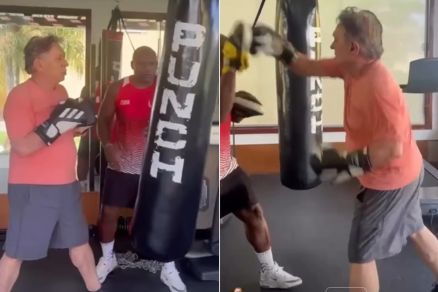 O conselheiro Ant�nio Joaquim, que revelou que pratica boxe