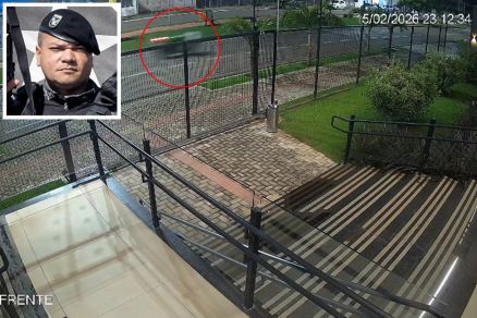 O  2� sargento da PM Jefferson dos Santos Duca (detalhe), que morreu em acidente 