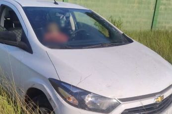 Homem � encontrado morto dentro de carro com as m�os amarradas