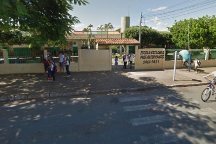 Escola Estadual Artur Ramos, onde uma bomba foi detonada por adolescentes 