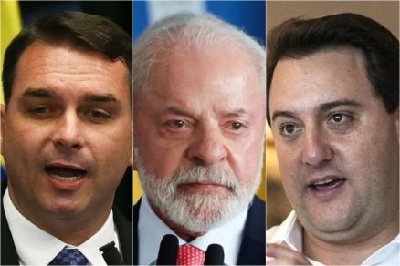 Fl�vio Bolsonaro, Lula e Ratinho Jr. aparecem a frente em pesquisas para o 2� turno