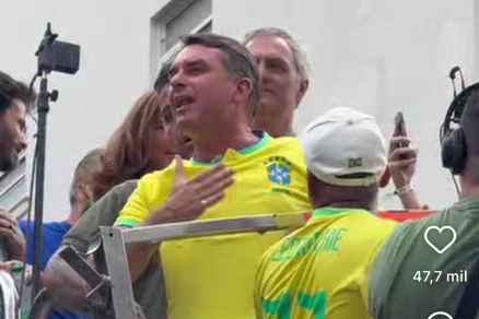 O senador Fl�vio Bolsonaro, que � pr�-candidato � presid�ncia da Rep�blica