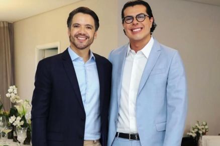 Os advogados Yendis Costa e Rafael Pereira, que se casaram neste final de semana em SP