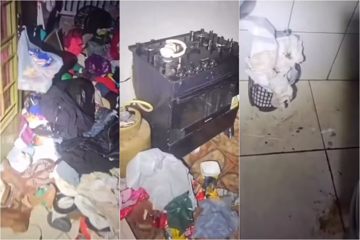 PM encontra crian�as trancadas em casa imunda: �Desumano� 