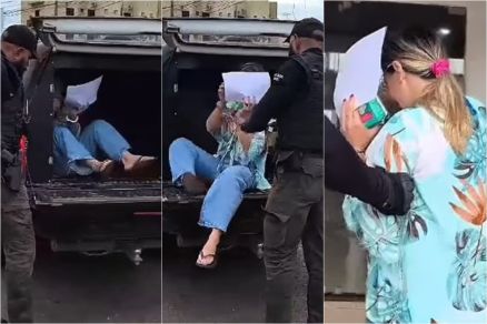 Chegada de estudante � delegacia em Tangar� da Serra 