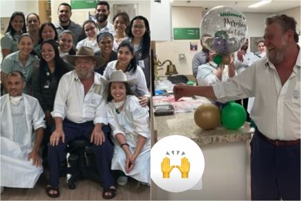 O deputado federal Nelson Barbudo, ap�s �ltima sess�o de quimioterapia em SP 