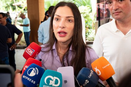 A presidente do MDB em Mato Grosso, deputada estadual Janaina Riva, que falou sobre desfilia��o de Juarez 