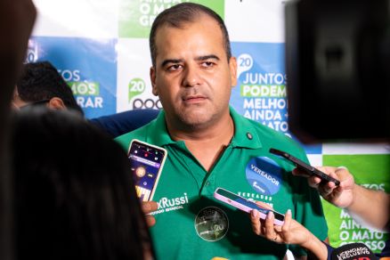 O vereador Ilde Taques, pr�-candidato � presid�ncia da C�mara