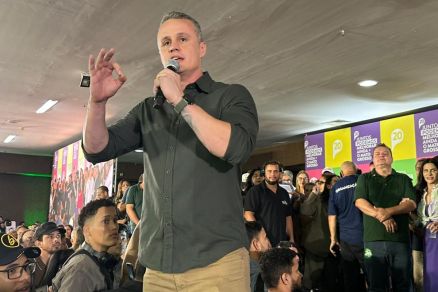 O delegado da Pol�cia Civil de Mato Grosso, Frederico Murta, que � pr�-candidato a deputado federal